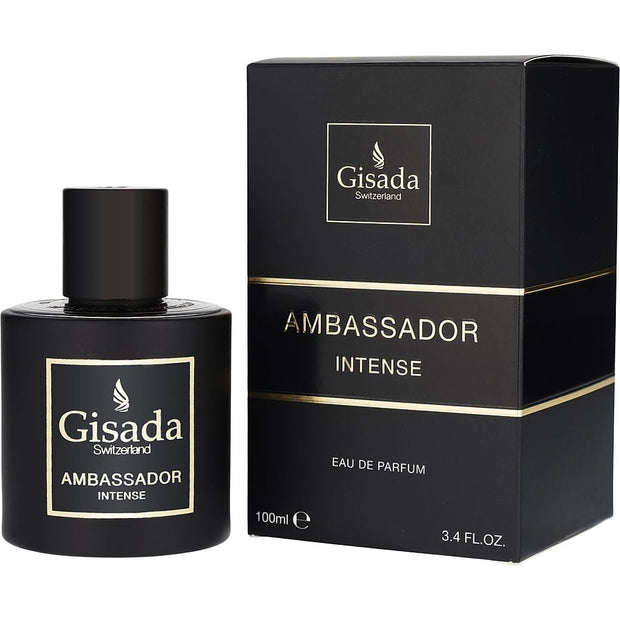 GISADA AMBASSADOR INTENSE MATT BLACK 3.4 EDP MEN