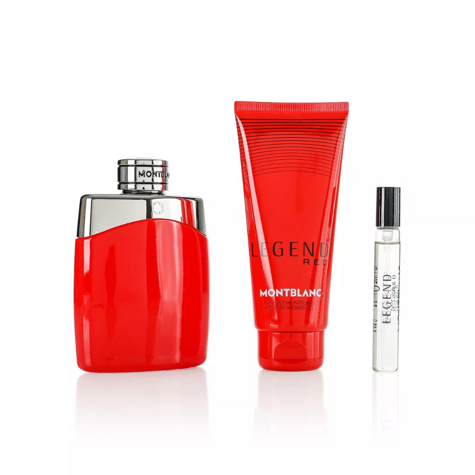 LEGEND RED 3 PCS SET 3.3 OZ EDP + 3.4 OZ SHOWER GEL + 7.5 ML MINI FOR MEN
