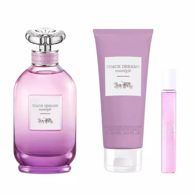 COACH DREAMS MOONLIGHT 3 PCS SET 3.0 OZ EDP + 3.4 OZ BODY LOTION + 0.25 OZ MINI FOR WOMEN