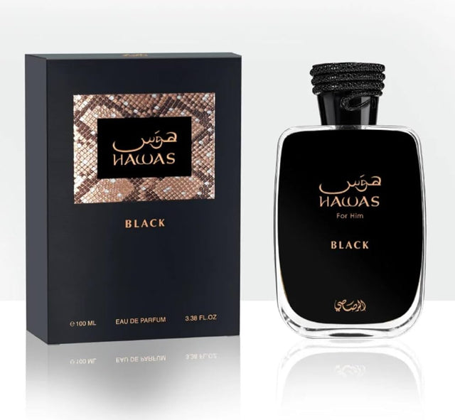 Hawas Black 3.4 oz EDP for Men