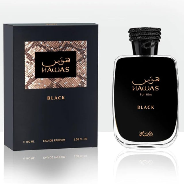 Hawas Black 3.4 oz EDP for Men