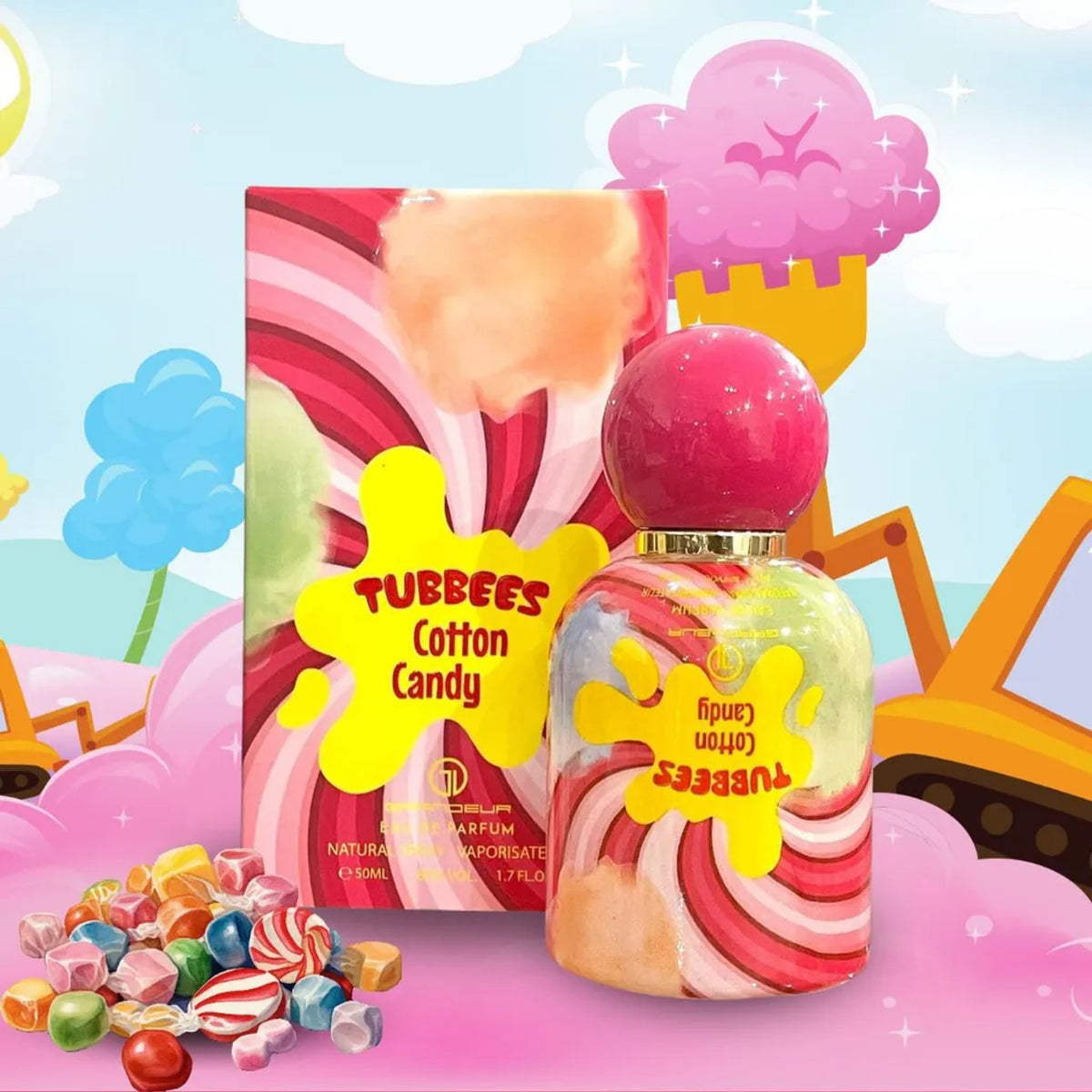 Grandeur Tubbees Cotton Candy 1.7 oz EDP for Kids