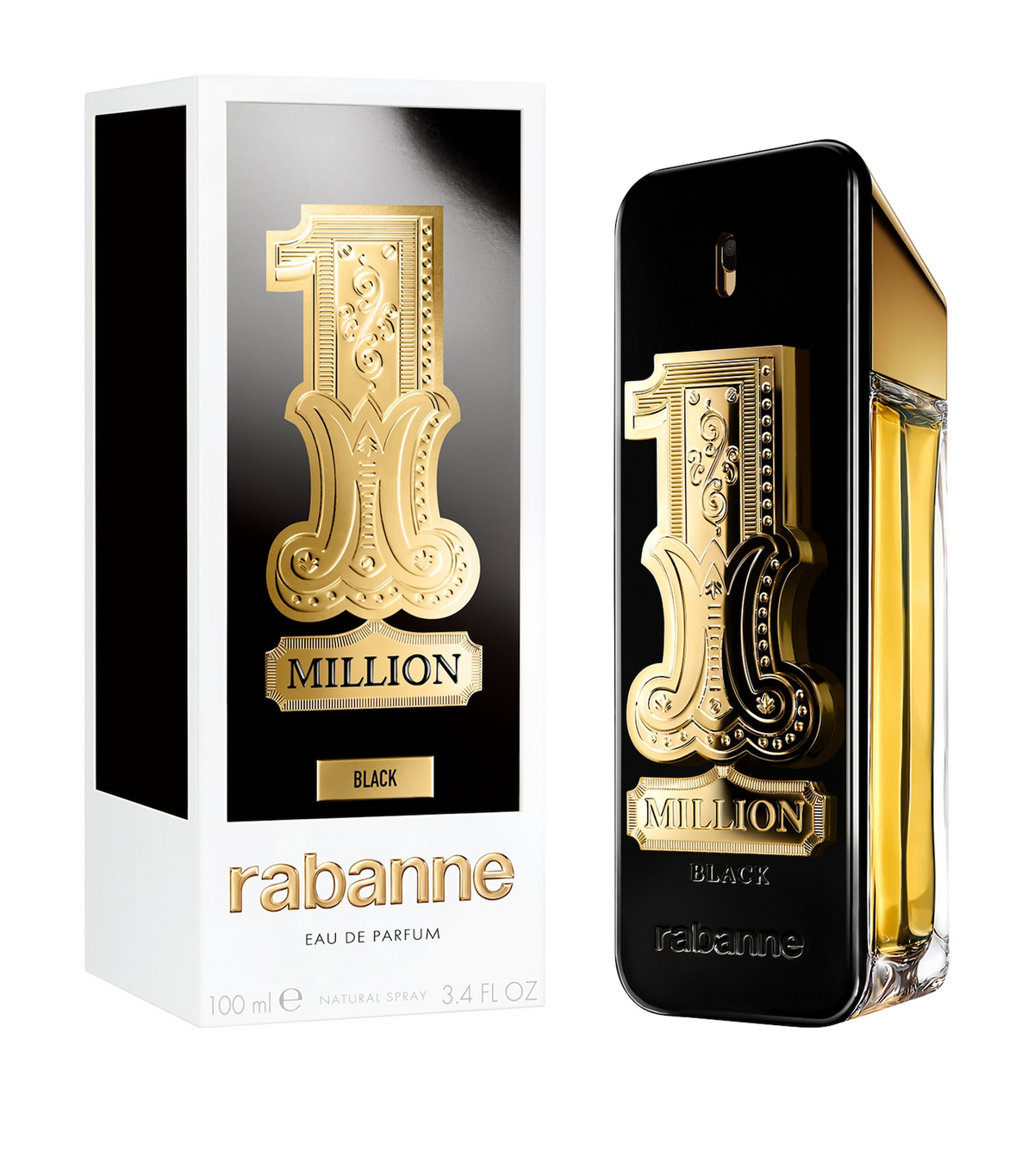 Paco Rabanne 1 Million Black 3.4 oz EDP Men