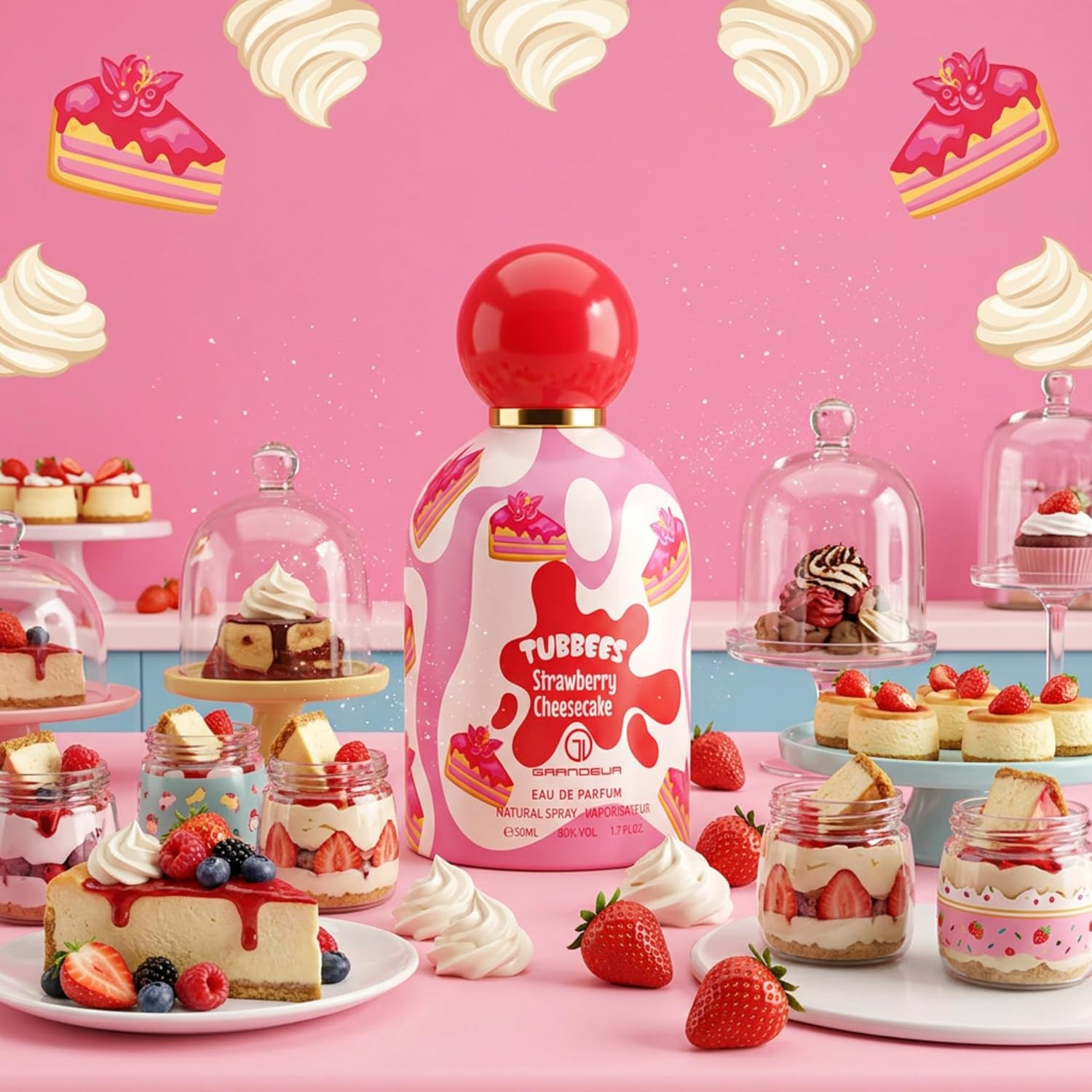 Tubbees Strawberry Cheesecake 1.7 oz EDP for Kids