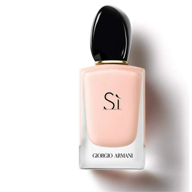 Giorgio Armani Si perfume bottle on a white background