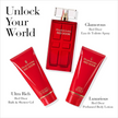 Red Door 3 PCS Set 3.4 oz EDT + 3.3 oz Body Lotion + 3.3 oz Bath & Shower Gel for Women