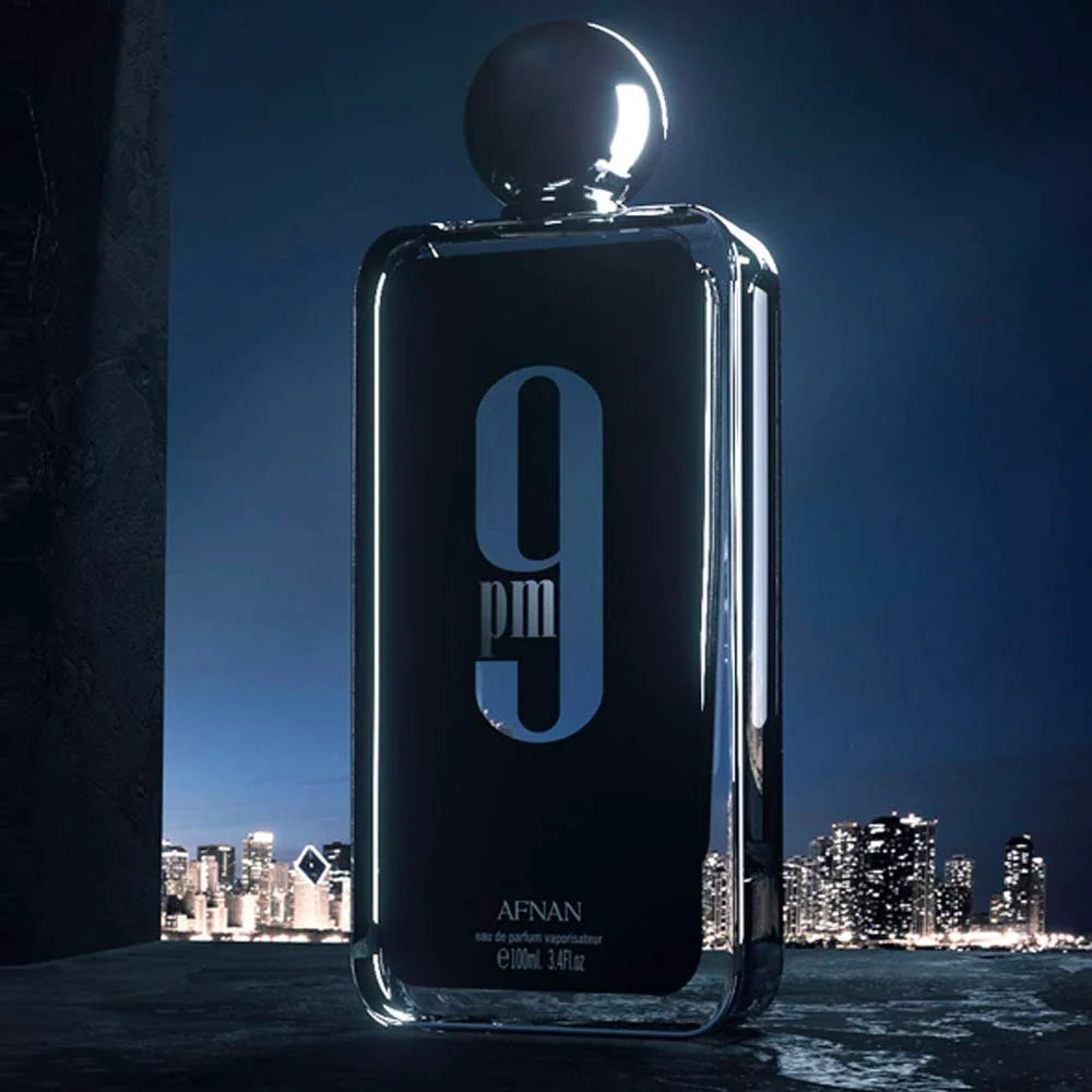 Afnan 9 PM EDP 3.4oz for men