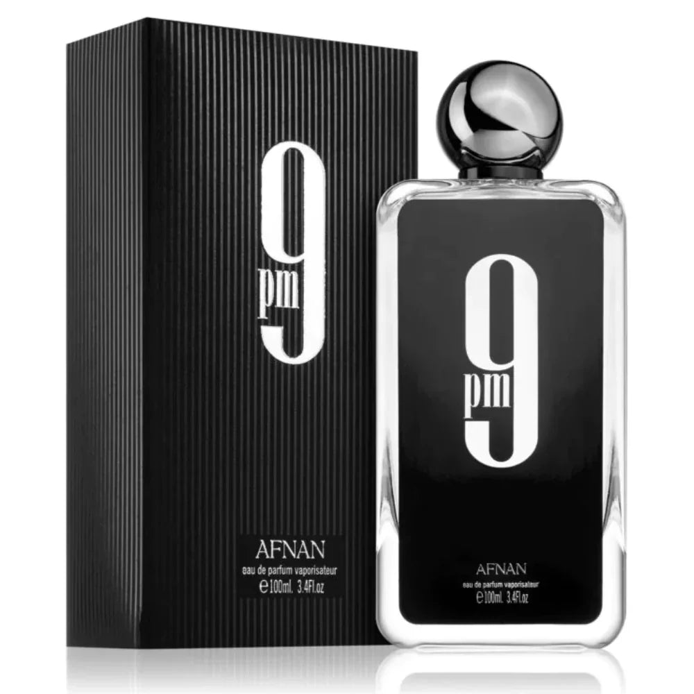 Afnan 9 PM EDP 3.4oz for men