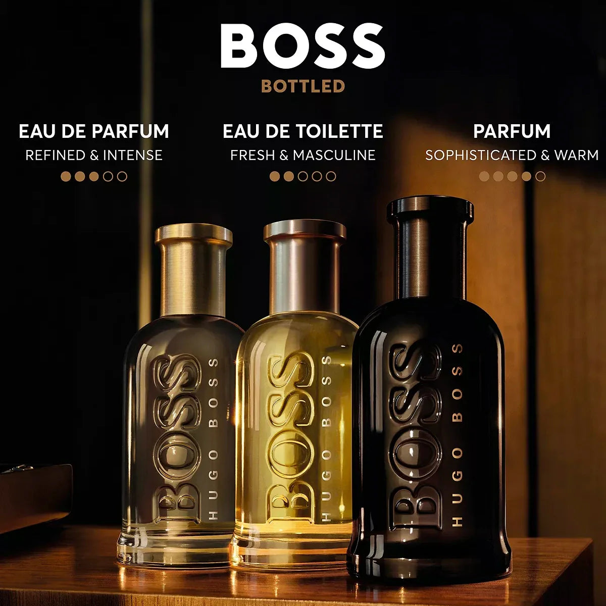 Hugo Boss Boss Bottled 3.3 oz Parfum for men