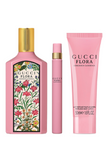 Gucci Flora Gorgeous Gardenia 3 PCS Set 3.4 oz EDP + 10 ml Travel Spray + 1.6 oz Body Lotion for Women