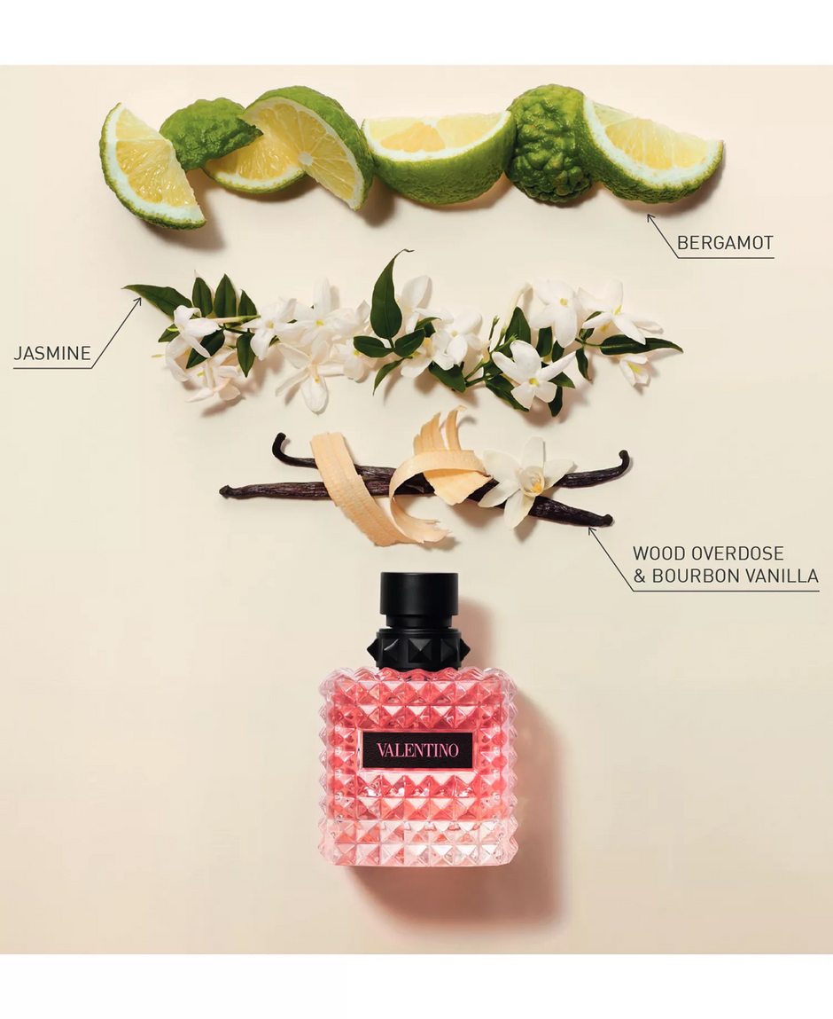 Valentino Donna Born In Roma 2 Piece Gift Set – 3.4 oz EDP + 1.0 oz EDP for Women