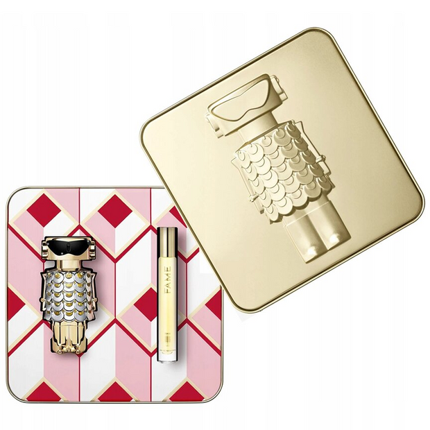 Paco Rabanne Fame 2 Piece Gift Set – 2.7 oz EDP + 0.34 oz EDP for Women