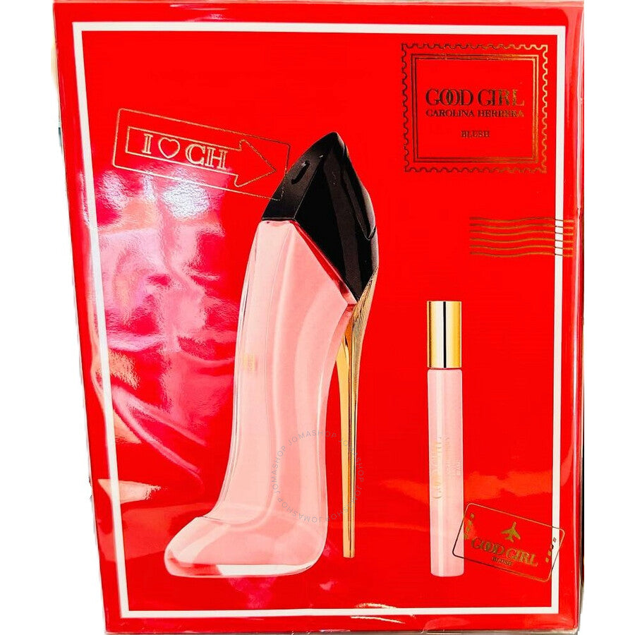 CH Good Girl Blush 2 Piece Gift Set – 2.7 oz EDP + 0.34 oz EDP for Women