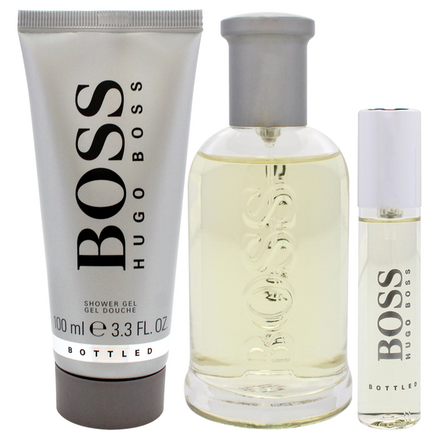 Hugo Boss #6 3 Piece Gift Set – 3.3 oz EDT + 3.3 oz Shower Gel + 10 ml EDT Spray for Men