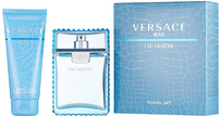 Versace Eau Fraîche 2 Piece Gift Set – 3.4 oz EDT + 3.4 oz Shower Gel for Men