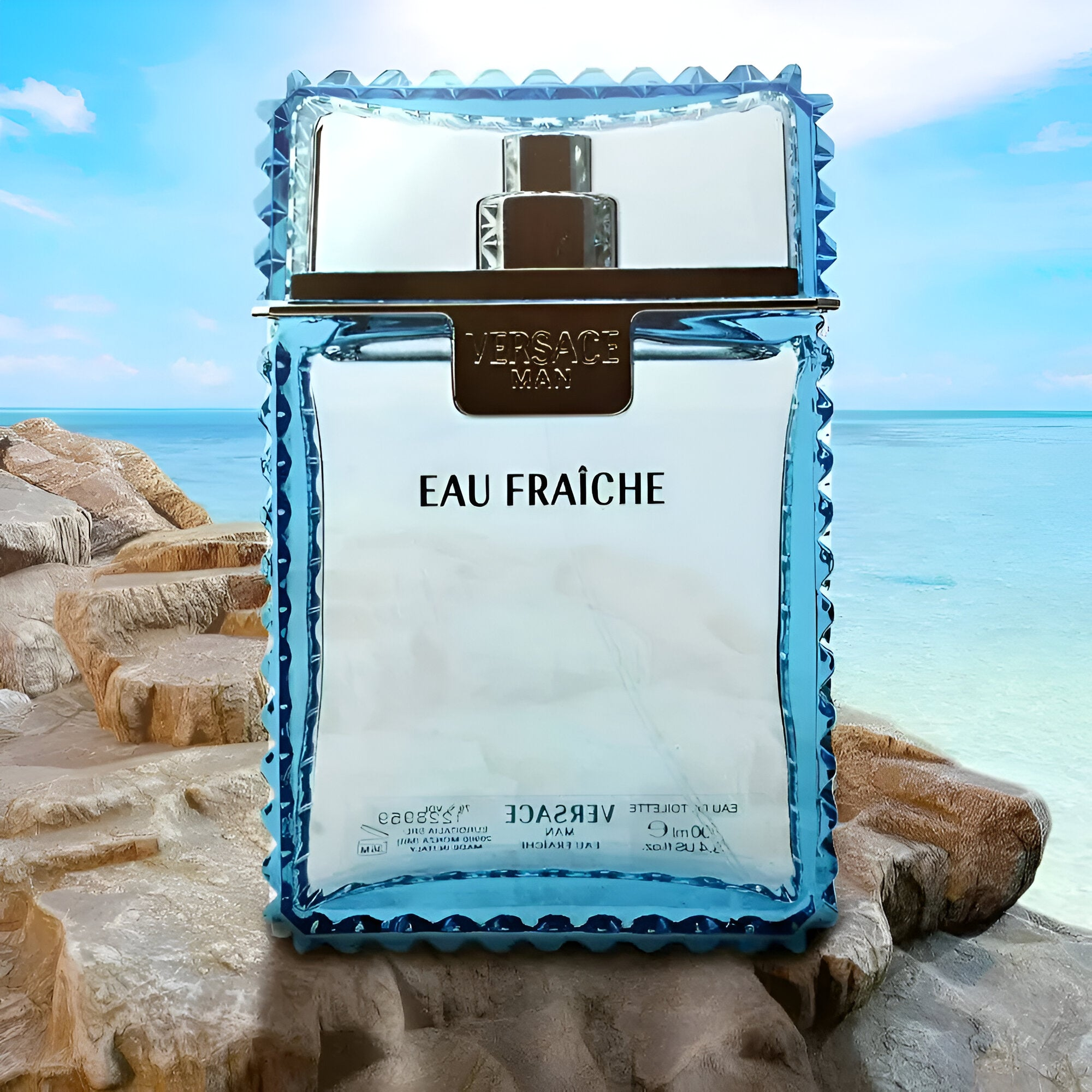 Versace Eau Fraîche 2 Piece Gift Set – 3.4 oz EDT + 3.4 oz Shower Gel for Men