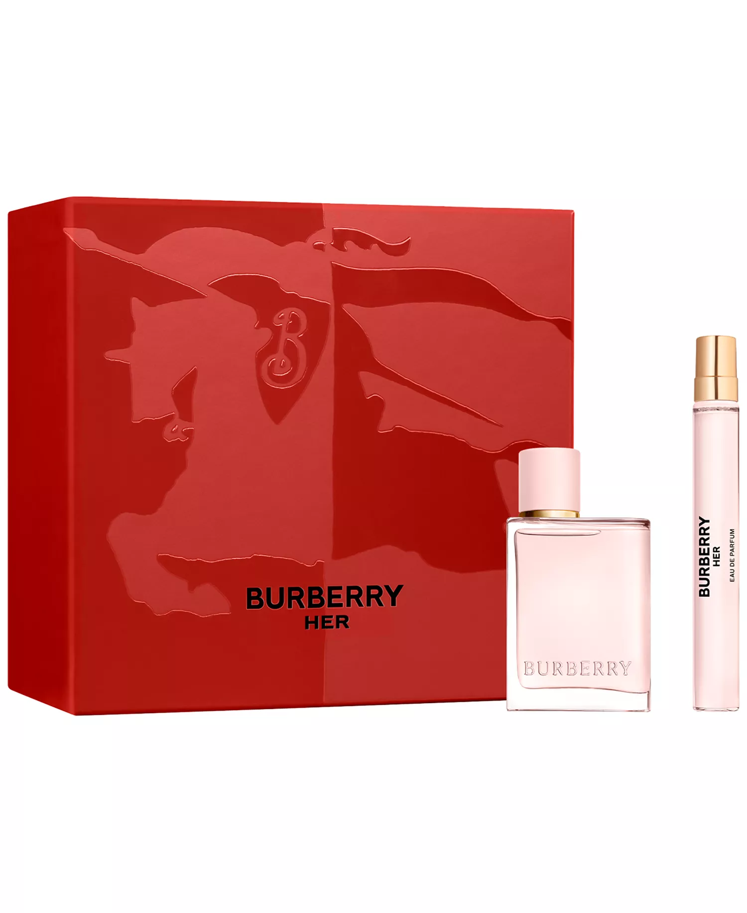 Burberry Her 2 Piece Gift Set – 3.4 oz EDP + 0.34 oz EDP for Women