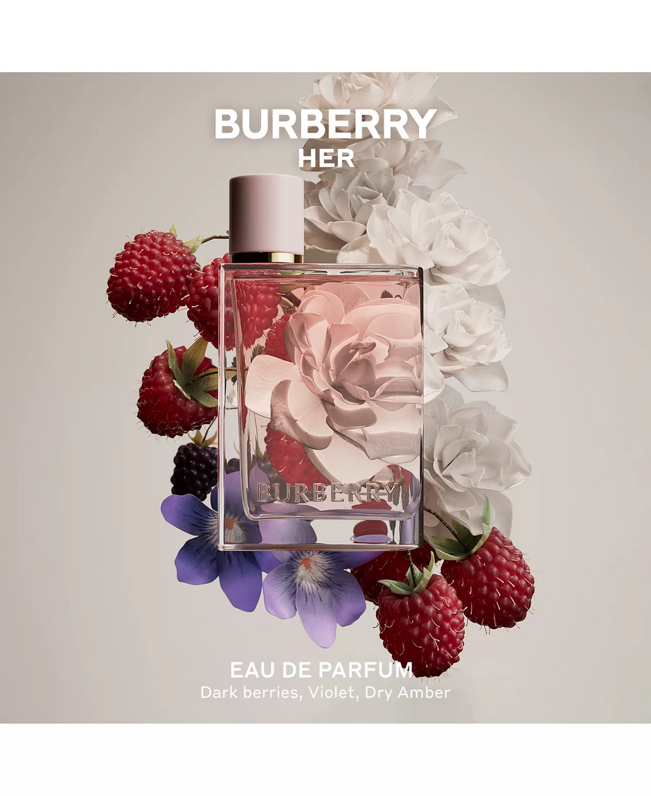 Burberry Her 2 Piece Gift Set – 3.4 oz EDP + 0.34 oz EDP for Women