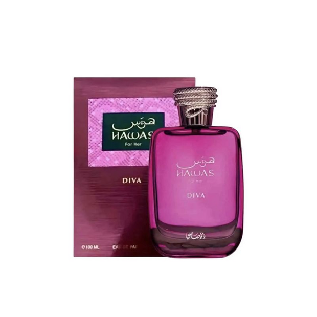 Hawas Diva 3.4 oz Eau de Parfum for Women
