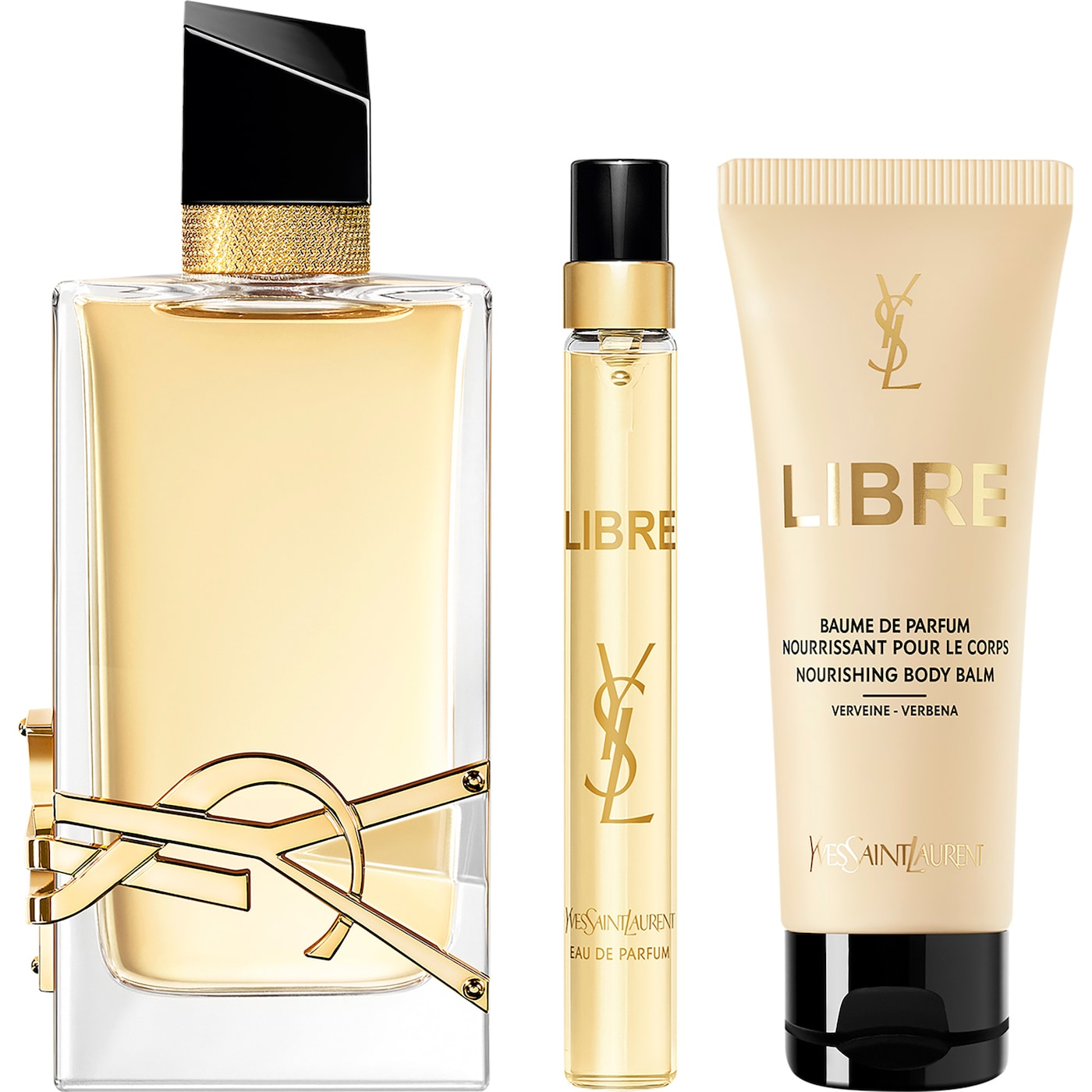 YSL Libre 3-Piece Gift Set 3.0 oz EDP + 1.6 oz Body Balm + 0.34 oz EDP  Women