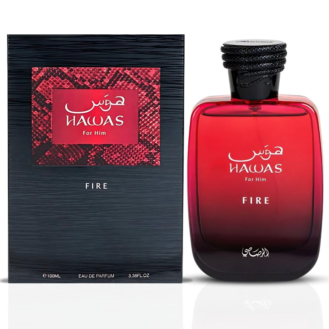 Rasasi Hawas Fire 3.38 oz Eau de Parfum for Men