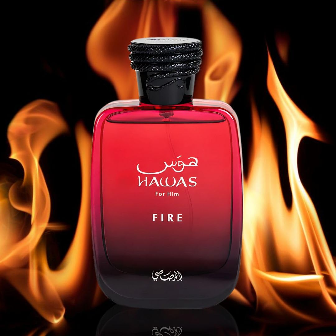 Rasasi Hawas Fire 3.38 oz Eau de Parfum for Men