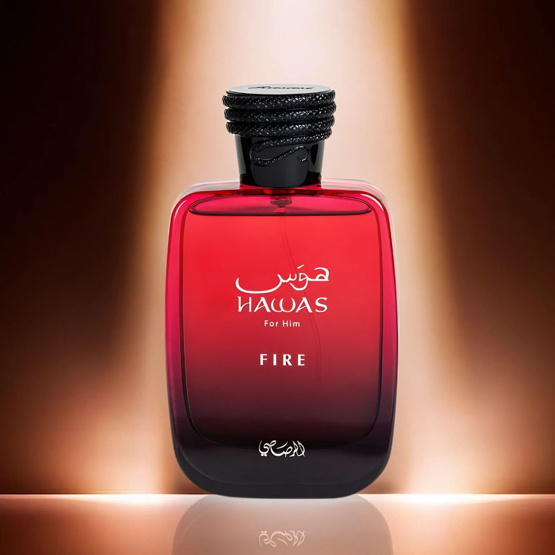 Rasasi Hawas Fire 3.38 oz Eau de Parfum for Men
