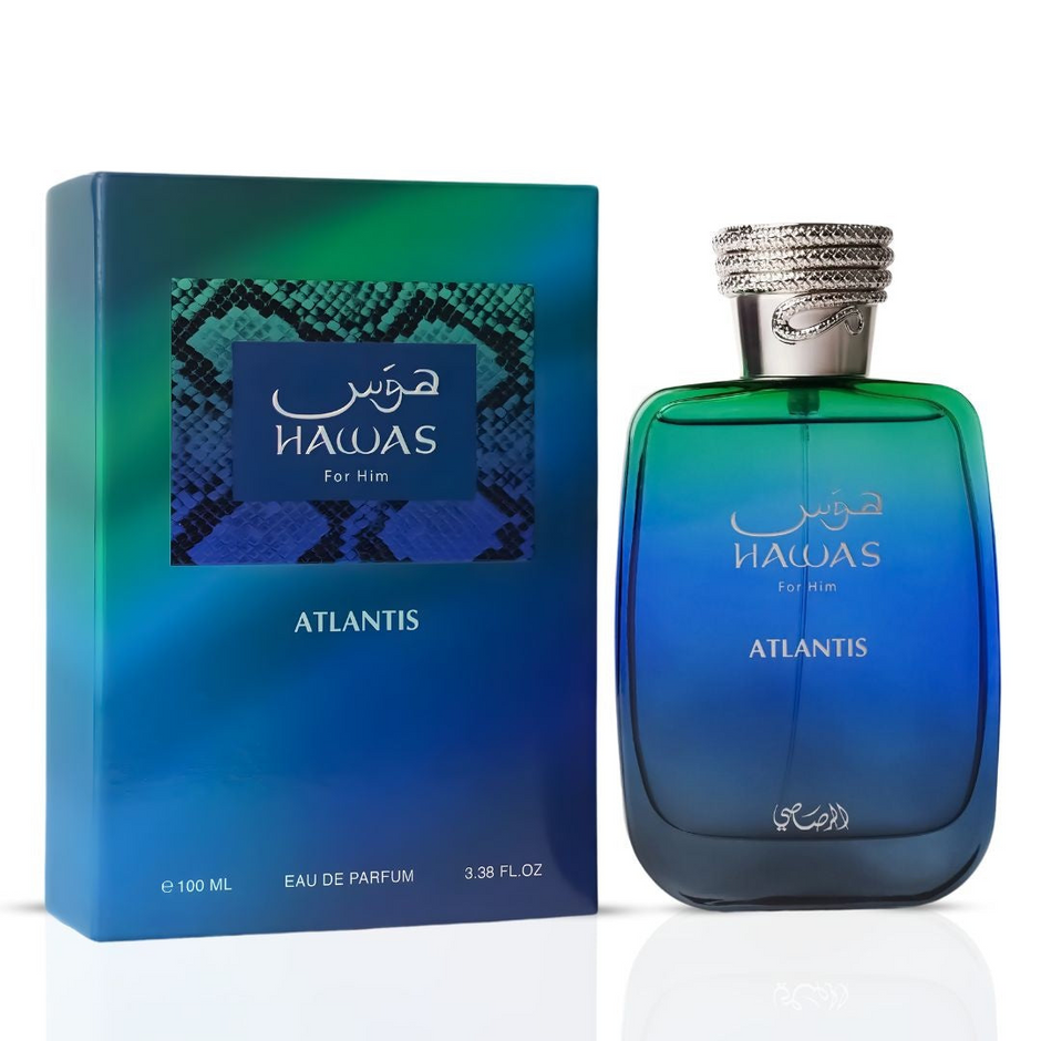 Hawas Atlantis 3.38 oz Eau de Parfum for Men