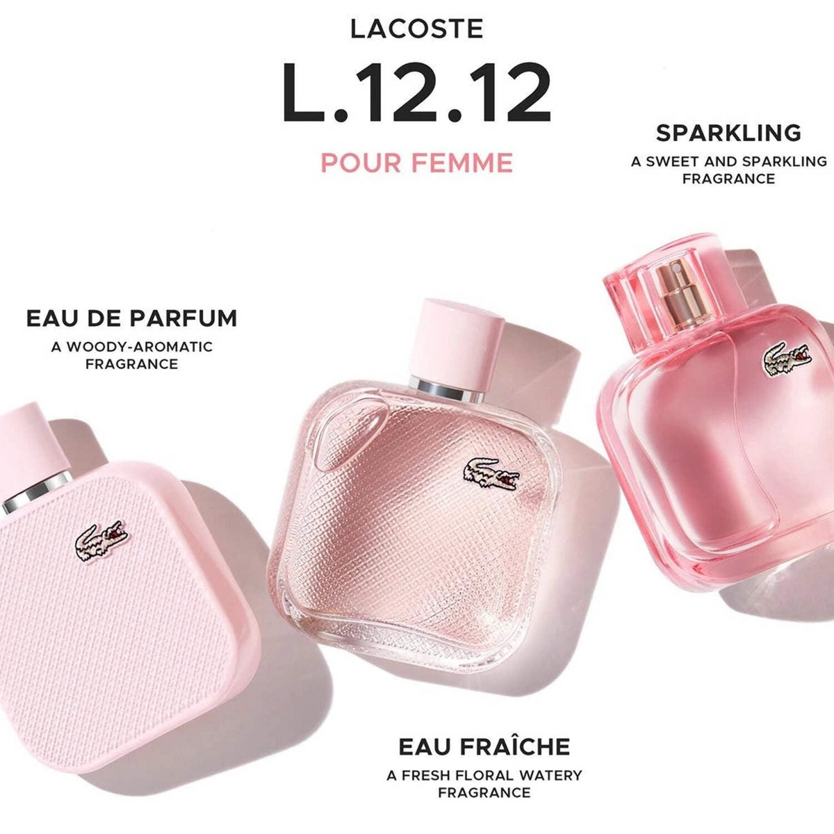 Lacoste Rose 3.4 oz EDT for Women