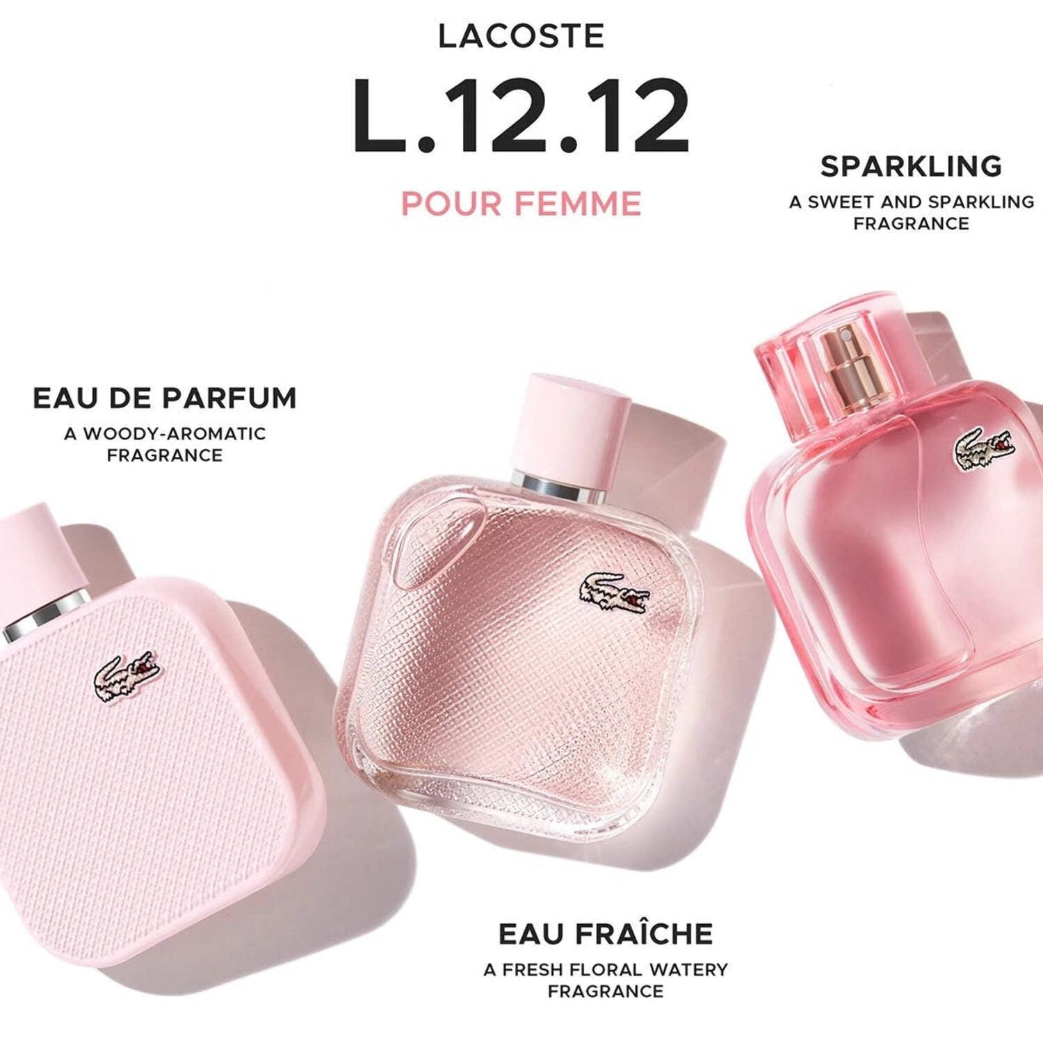 Lacoste Rose 3.4 oz EDT for Women