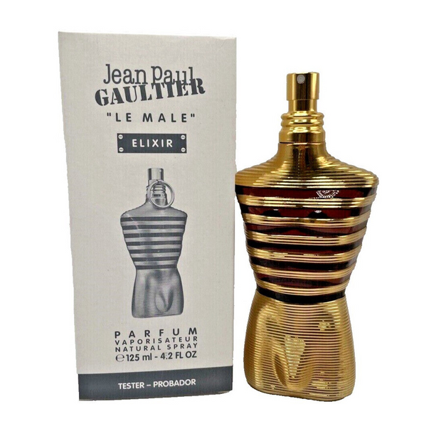 JPG Le Male Elixir Parfum Tester 4.2 oz for Men