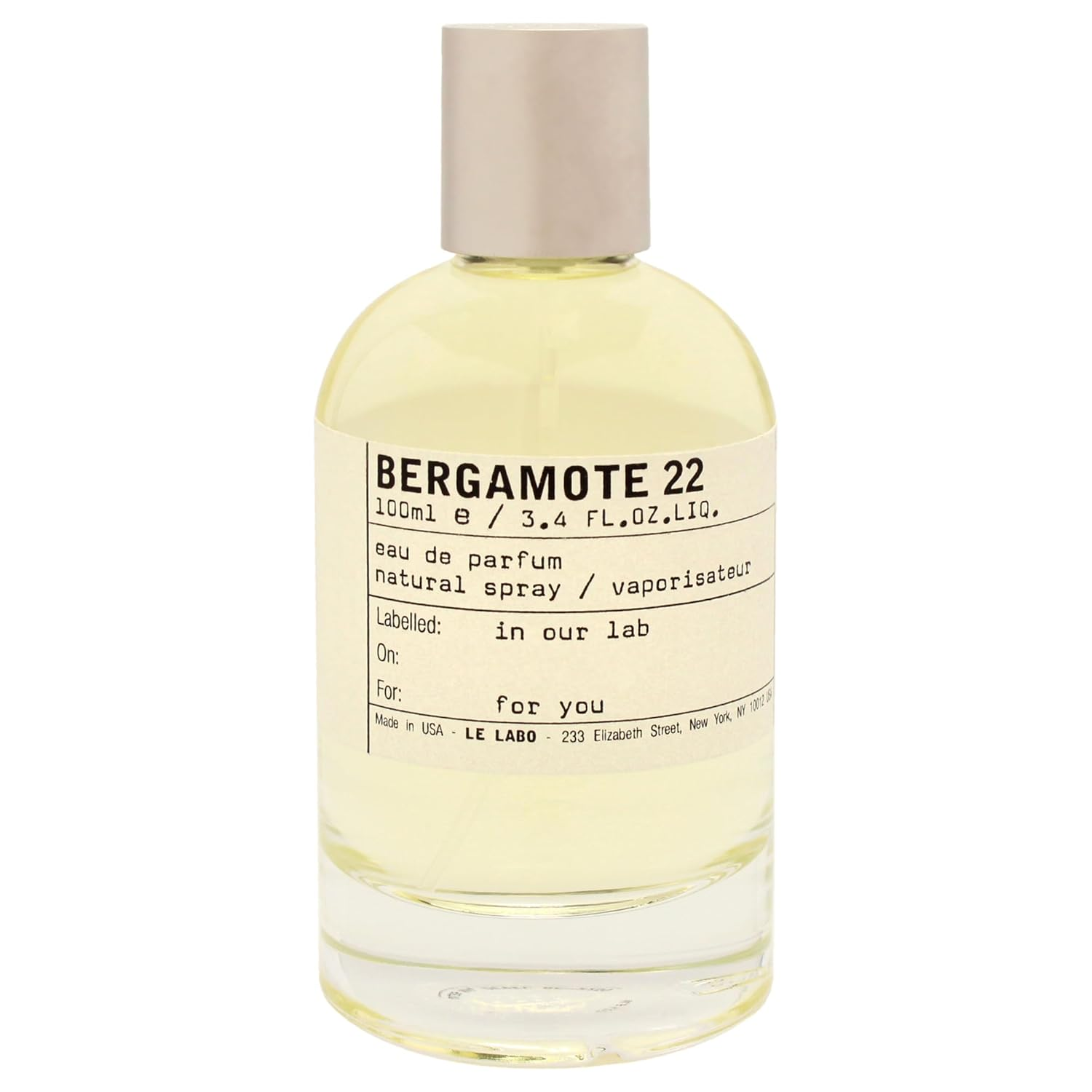 Bergamote 22 by Le Labo 3.4 oz EDP Unisex