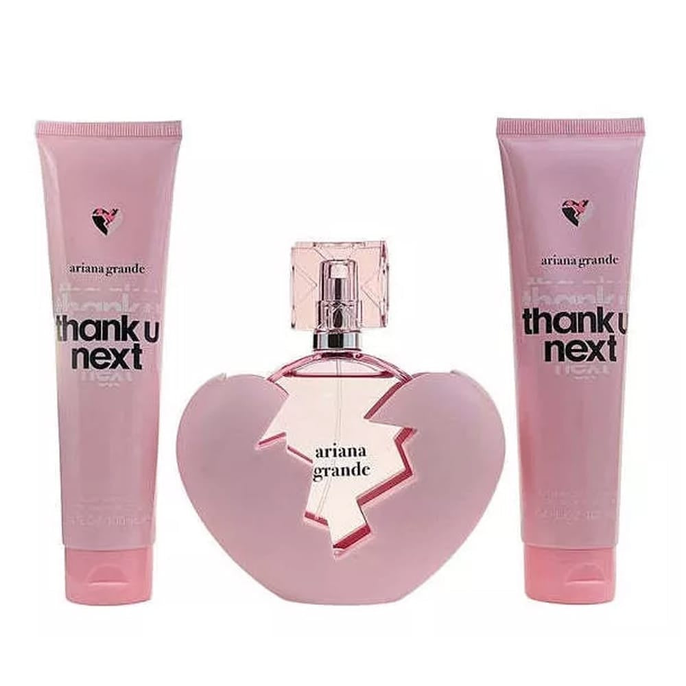 Ariana Grande Thank U Next 3.4oz EDP Gift Set 3 Pieces for women