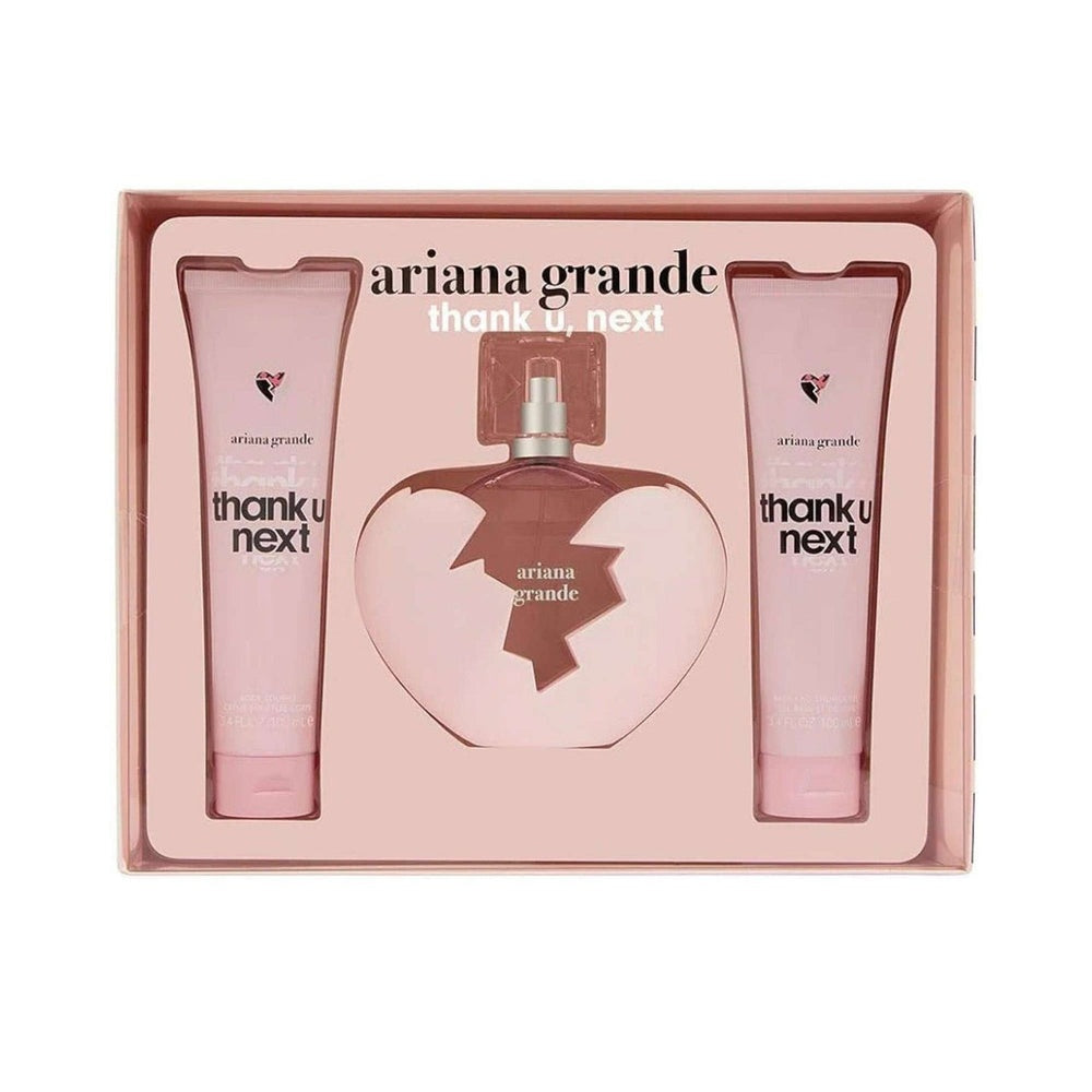 Ariana Grande Thank U Next 3.4oz EDP Gift Set 3 Pieces for women