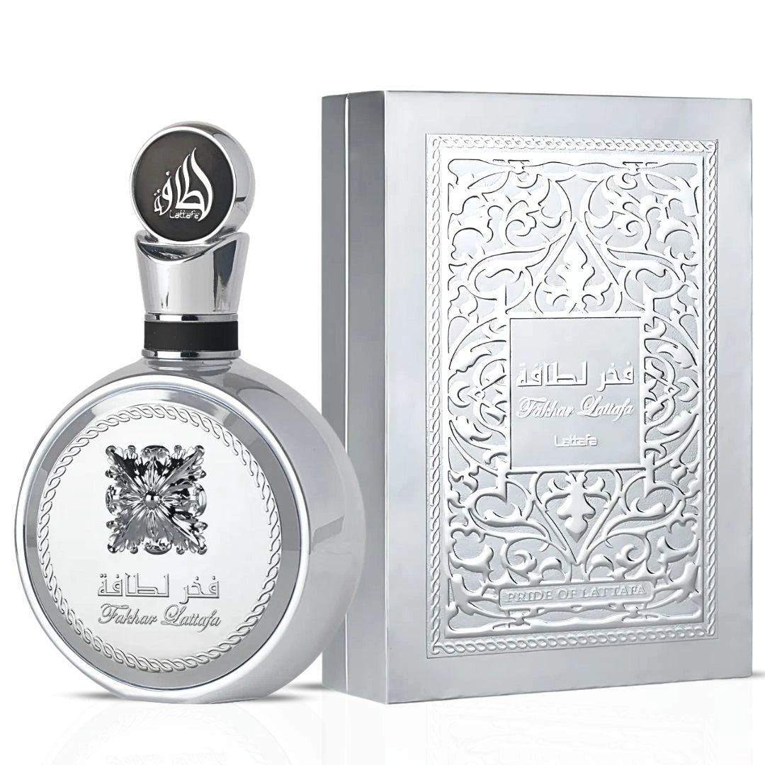 Lattafa Fakhar Platin 3.4oz EDP For Men