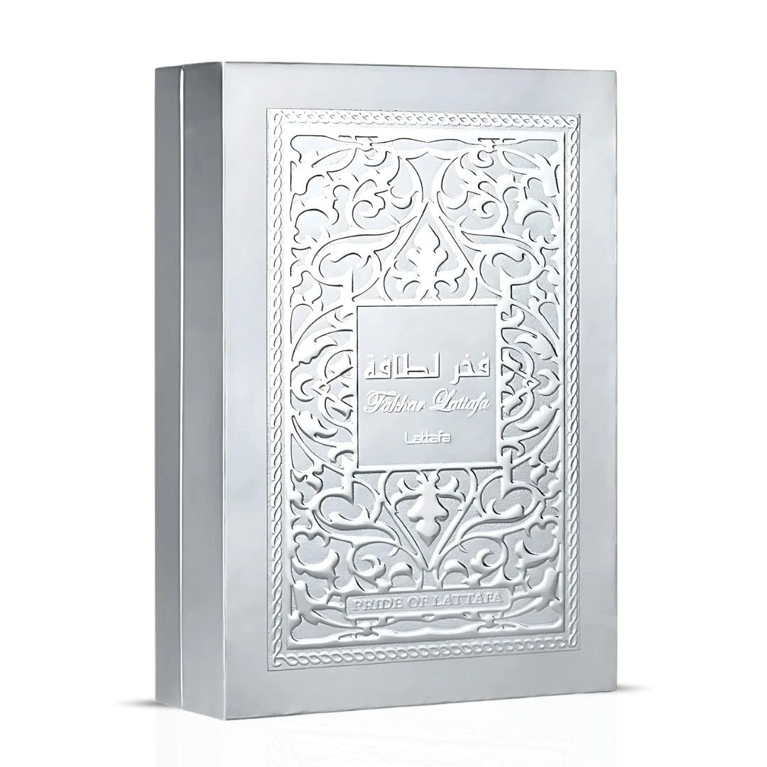 Lattafa Fakhar Platin 3.4oz EDP For Men