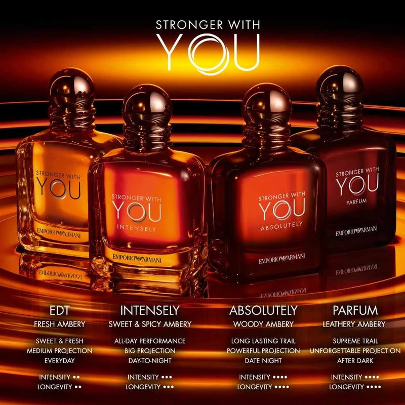 Giorgio Armani Stronger With You Intensely 3.4 oz EDP for men