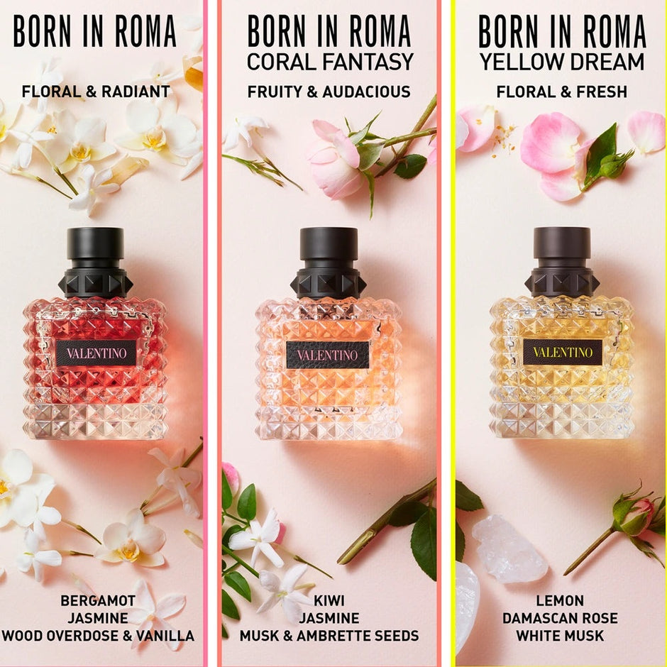 Donna Born In Roma Coral Fantasy 3.4 oz EDP for women