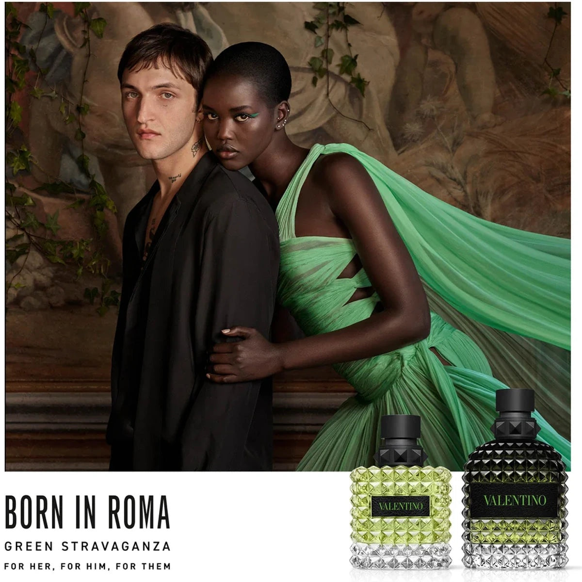 Valentino Born In Roma Donna Green Stravaganza 3.4 oz EDP for women
