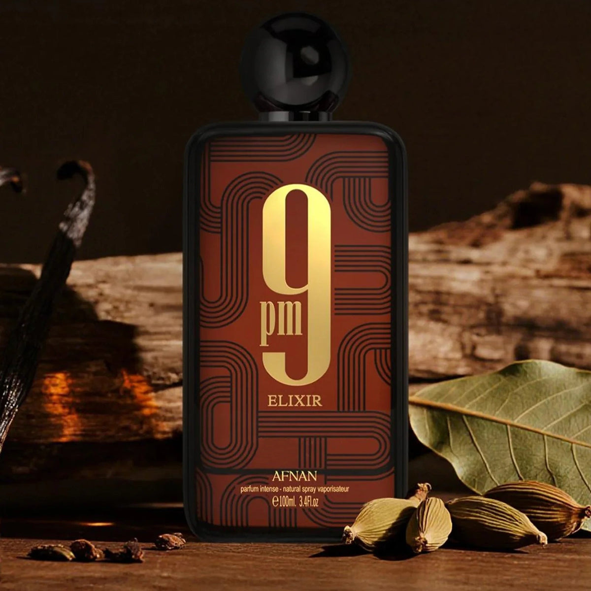 Afnan 9 PM Elixir Parfum Intense 3.4oz for men