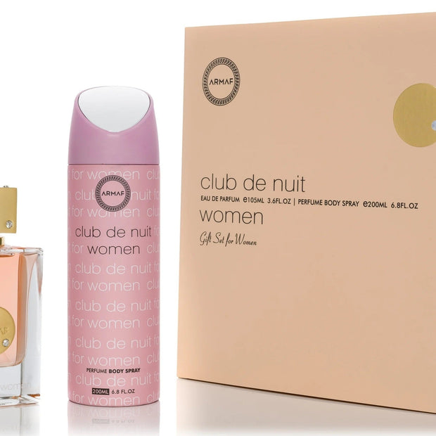 Club De Nuit 2-Piece Gift Set for Women (3.6 oz EDP + 6.7 oz Deo Spray)