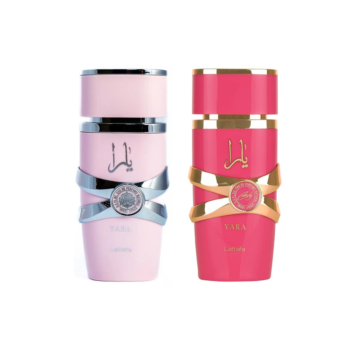 Lattafa Yara 2 Piece Gift Set  Yara 3.4 oz EDP + Yara Candy 3.4 oz EDP for Women