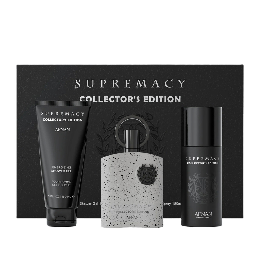 Supremacy Collector’s Edition 3-Piece Set for Men 3.4 oz EDP + 5.0 oz Shower Gel + 5.0 oz Deodorant