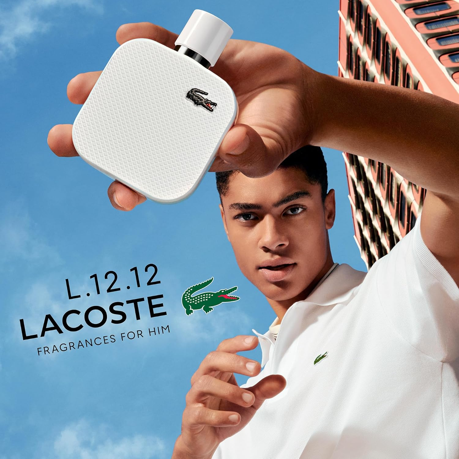 Lacoste 12.12 Blanc 3.4 oz EDT for Men